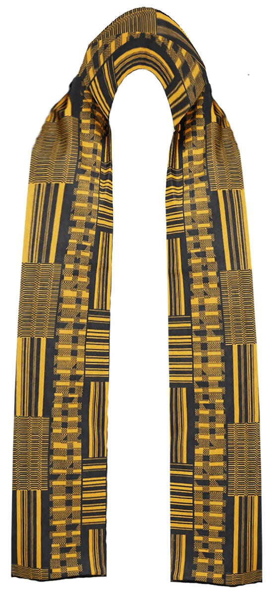 Orecchini A Cerchio Dupsie's In Tessuto Kente Africano – Stampa Etnica Multicolore
