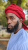 Red Pre-tied Turban