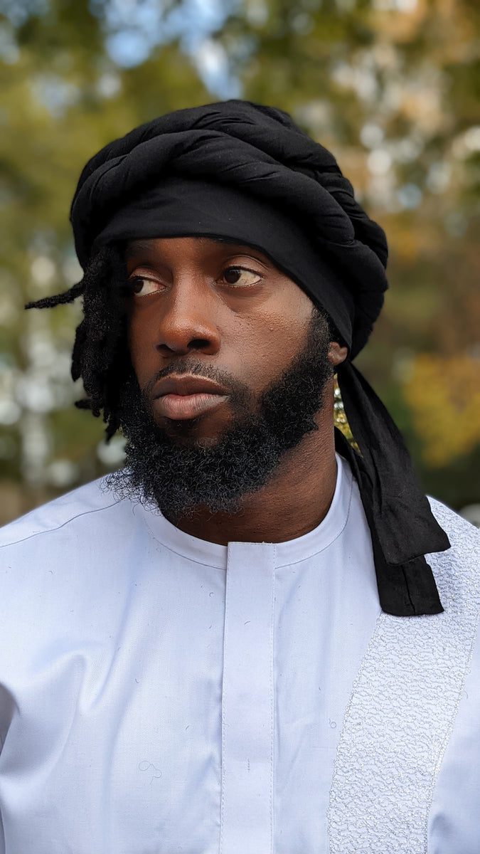 Black Turban Hat for Men - Refined Style | Dupsie’s – Dupsie’s African