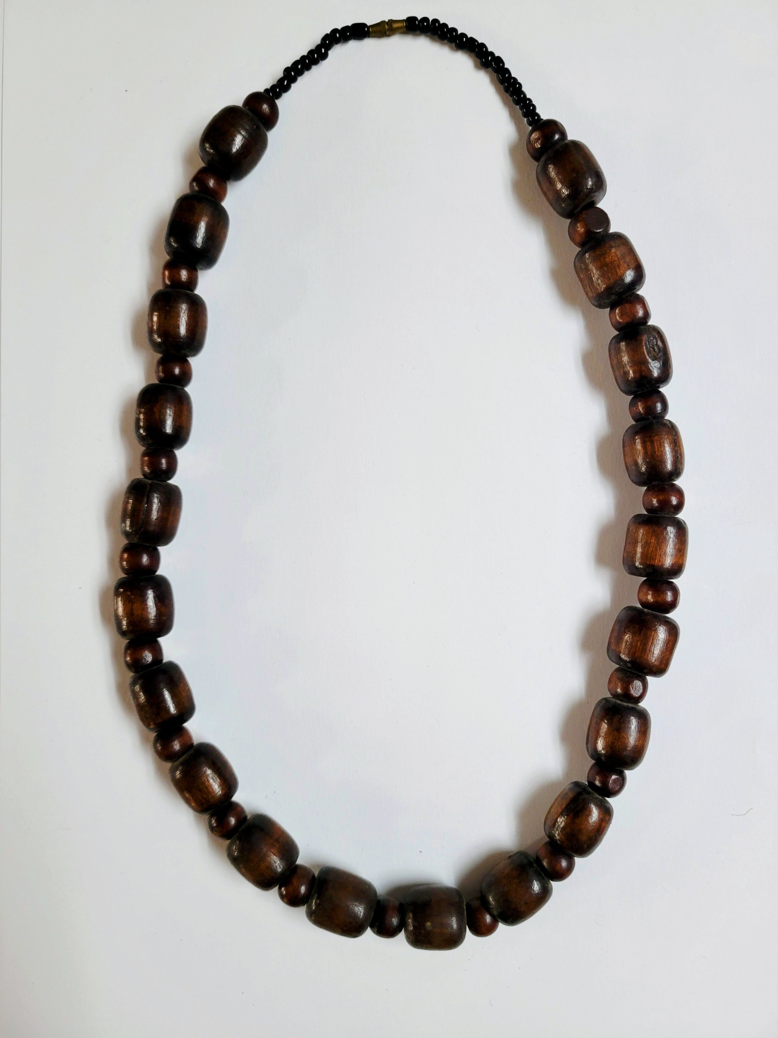 Masi Wooden Ghanaian Necklace-DPJGN20