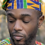 Dupsie's Akosombo Regal" Kufi African print Kente Hat DPH4075