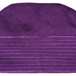 Purple African ASO Oke Embroidered Cap | Traditional Nigerian Men’s Hat | Weddings | Celebratons