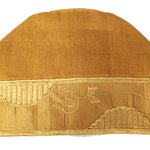 Gold African ASO Oke Embroidered Cap | Traditional Nigerian Men’s Hat | Weddings | Parties | Celebrations