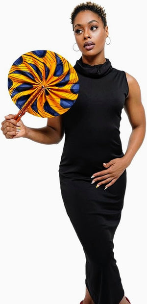 African hand-held fan