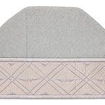Grey Embroidered Aso Oke Hat for Men - Traditional Yoruba Fila | Dupsie's African Fashion DPH675 | Aso Ebi | Dupsie's by Dupsie's African Fashion