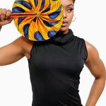 African fan orange blue dupsies