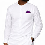 Purple African ASO Oke Embroidered Cap | Traditional Nigerian Men’s Hat | Weddings | Celebratons