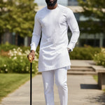 Babanla African Senator Dashiki Top and Pant-DPXBLP20 