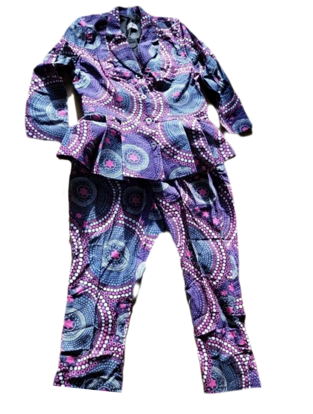 Doris M African Print Pant suit