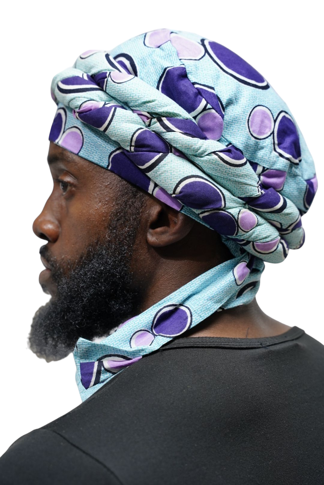 Blue Purple Turban