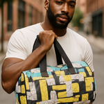 Dupsie's Milehin African Print Duffle Bag DPAPBGY2