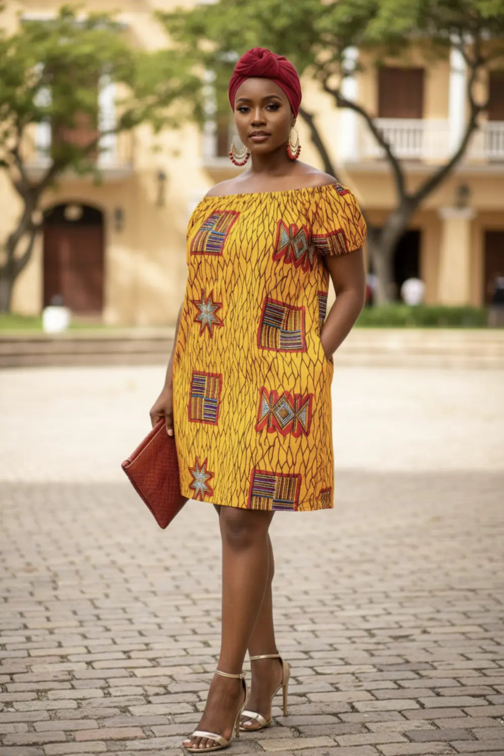 African Print Yde Yellow Dresses Yellow Satin And African Print Dress Boubou Eloli African Print Yde Yellow Dresses Yellow Satin And African Print Dress Boubou Eloli
