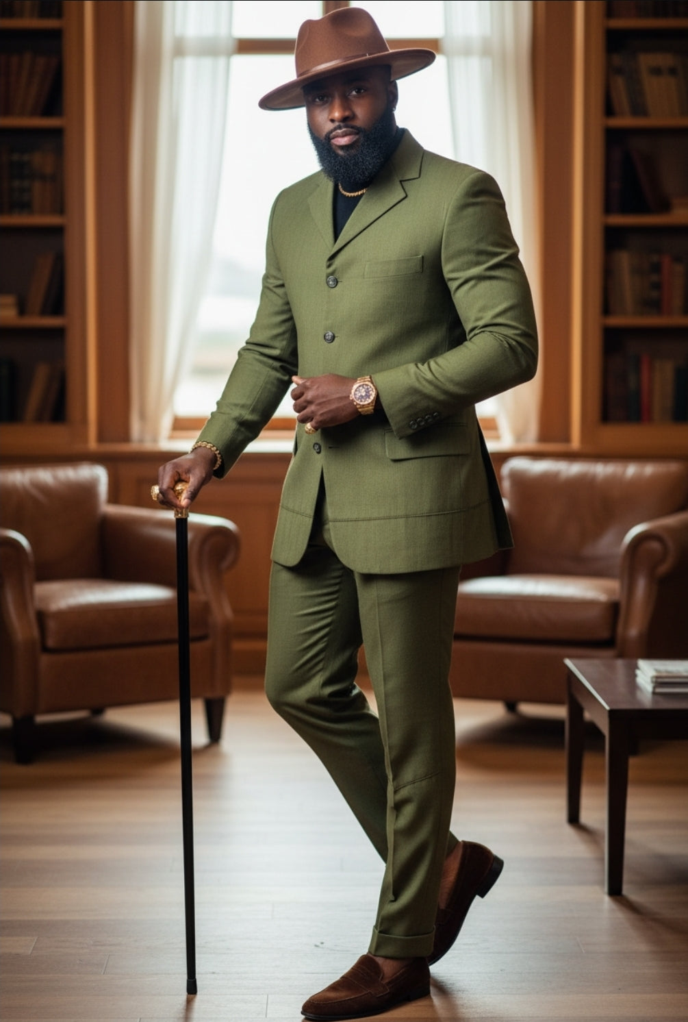 African aso oke suit set for men by Dupsie's