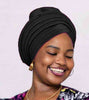 Dupsie's Kanya Black African Head Wrap DPNPHH53