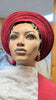 Dupsie's Oluwafunmilayo African Aso Oke Autogele Ready Gele Crown Head Wrap Hat DPAGAB11