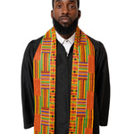 Kente African Print Graduation Stole/Sash-DP0795S1