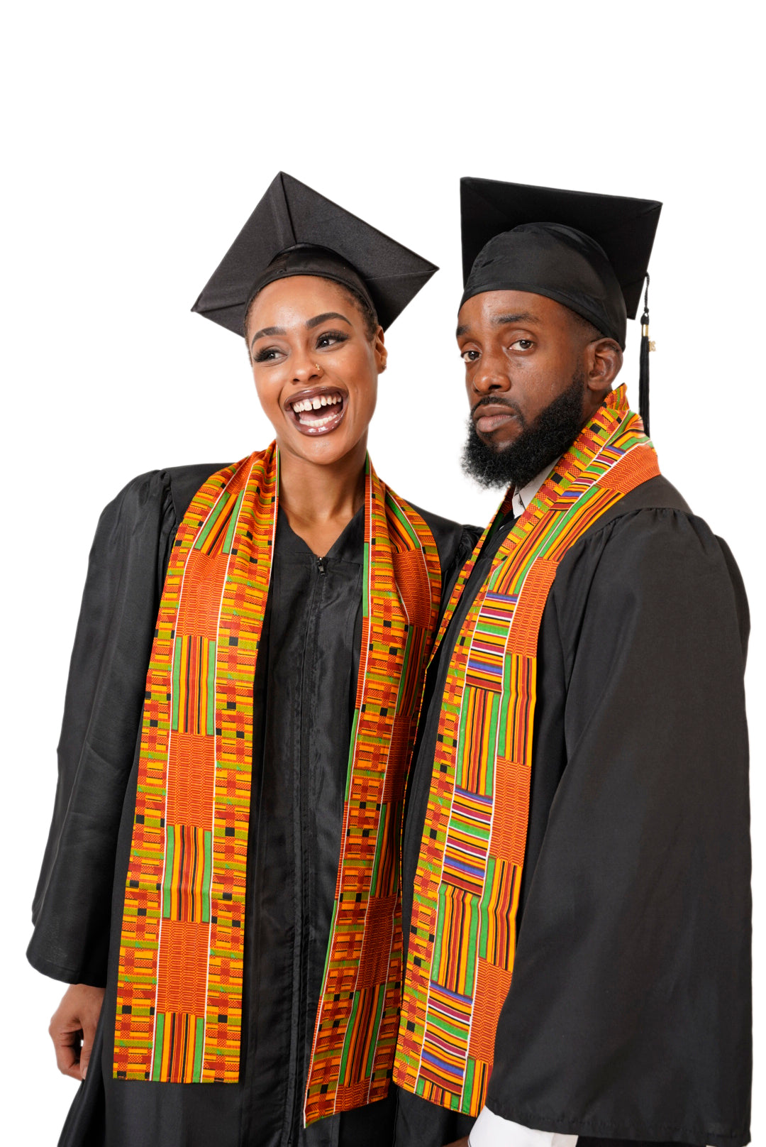 Kente African Print Graduation Stole/Sash-DP0795S1