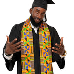 Kente African Print Graduation Stole/Sash DP4075S1