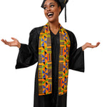 Kente African Print Graduation Stole/Sash DP4075S1
