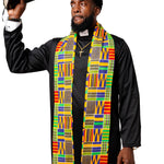 Dupsie's Ahenfo Kente African Print Sash with Fringes DPC4075S