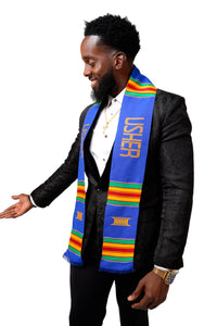 Usher Handwoven Kente Cloth Scarf-Sash DP1550