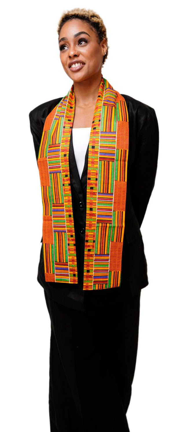 Sikadwa Kente African Print Sash-DP0795S