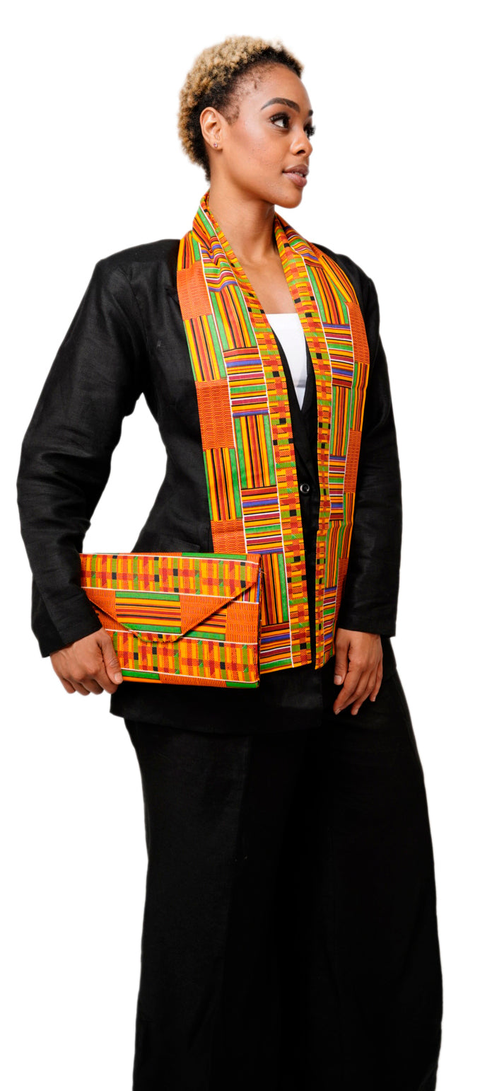 Sikadwa Kente African Print Sash-DP0795S