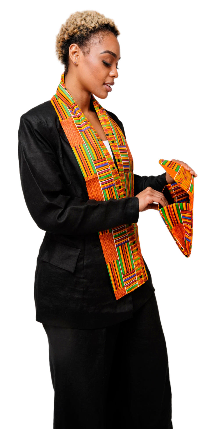 Sikadwa Kente African Print Sash-DP0795S