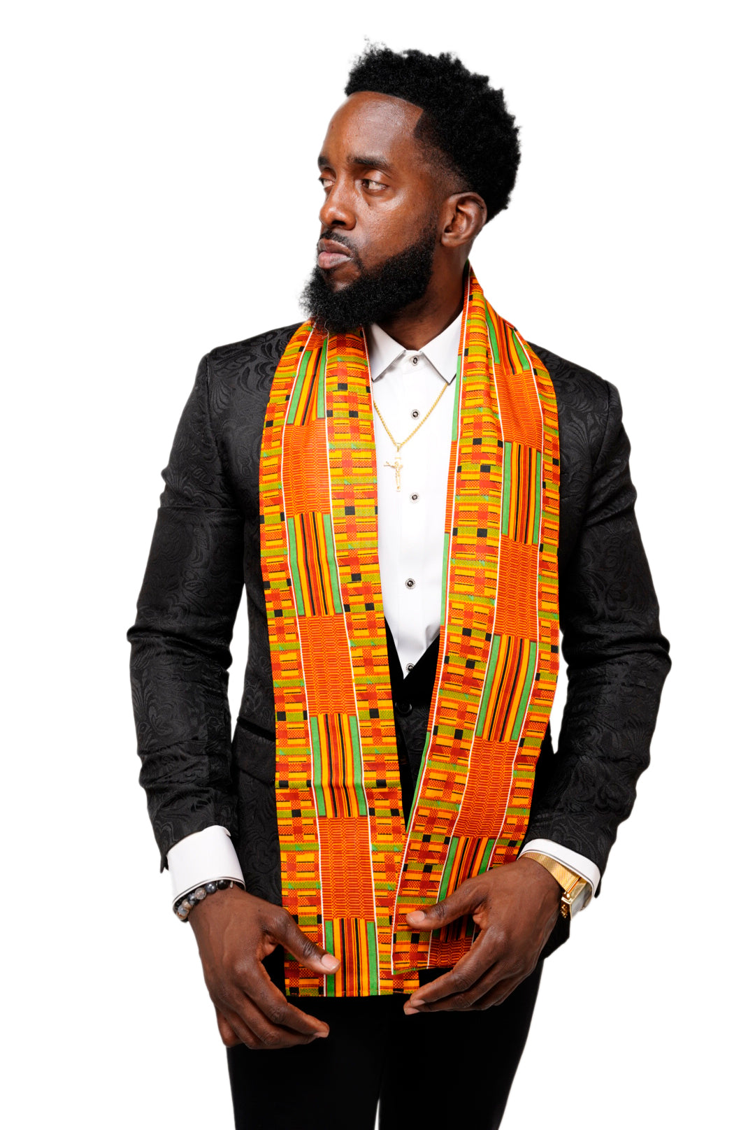 Sikadwa Kente African Print Sash-DP0795S