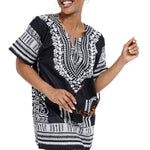 Dupsie's African Print Unisex Dashiki Shirt Suitable for Festivals, Concerts, Cruises, Outdoor Events  DP3578