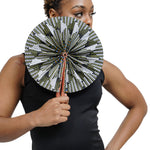 Anan African Kente Print Hot-flash Fan-DPPF312