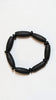 Desselb Black African Elastic Wooden Bead Bracelet-DPJAWB49