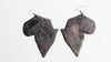 Afrifa Wooden Coffee-Brown Map of Africa Earrings by Dupsie's-DPJMOAGE12