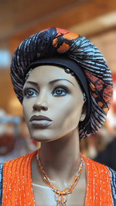 Dupsie's Omowunmi African print Batik Hat for women DPAPBH5H