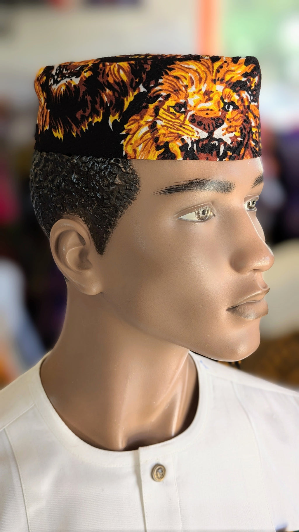 Dupsie's Black Isiagu Okwuoto African Kufi Cap Hat DPHIIH