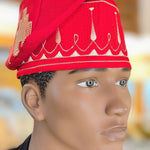 Dupsie's African Fila Aso Gbogbo Aso Oke Cufi Cap Hat DPHARB51