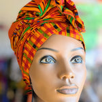 Kente Pre-tied head wrap Dupsie's