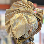 Pre-tied African clothing head wrap