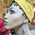 Gold African hat women