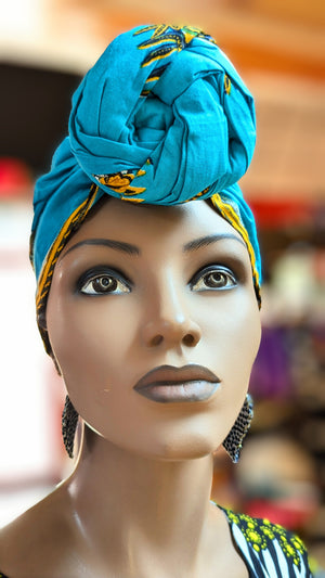 African fashion Pre-tied head wrap