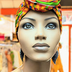 Kente Pre-tied head wrap hat