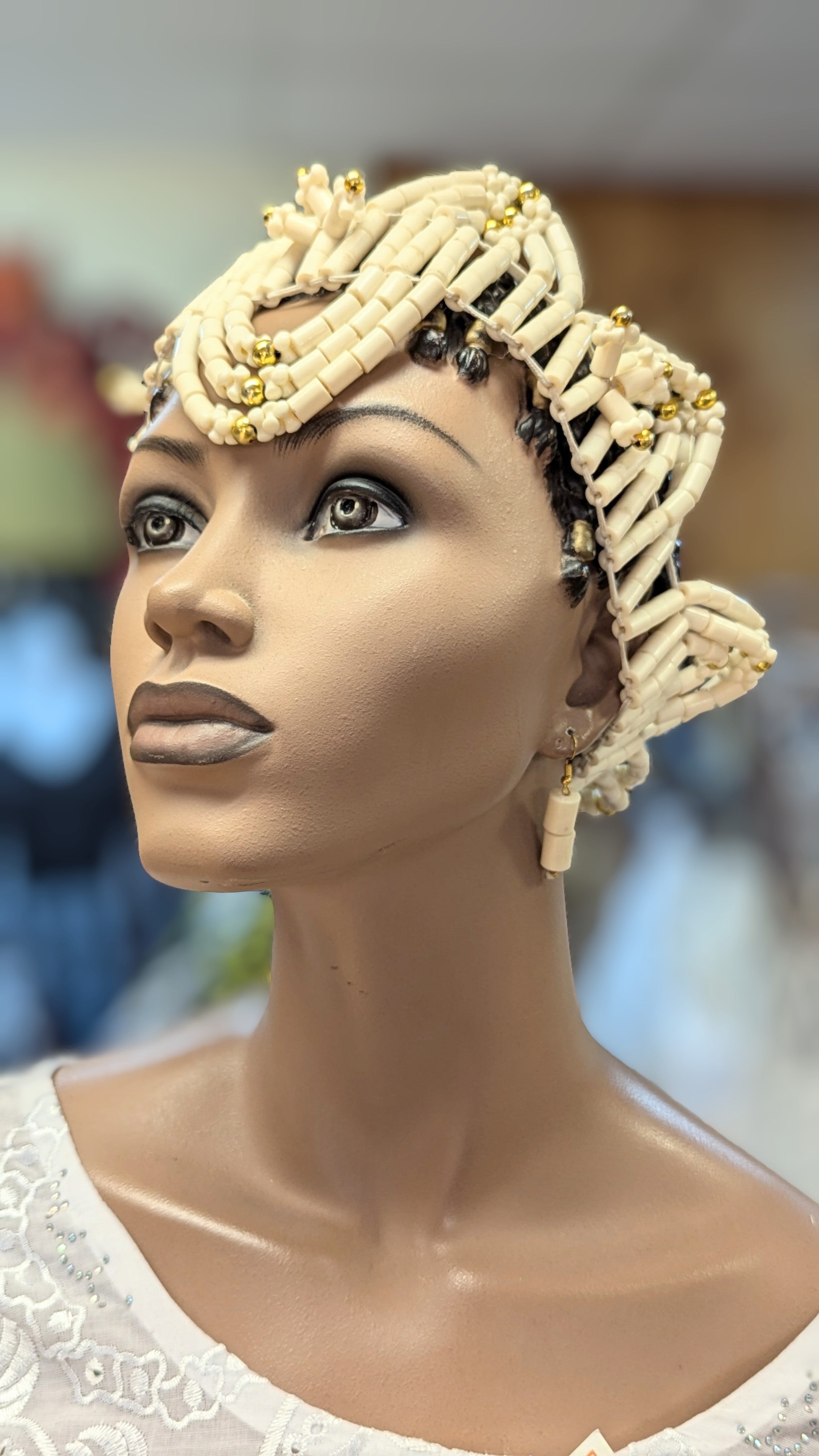 Igbo Edo Nigerian Women crown African clothing