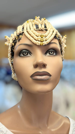 Igbo Edo Ivory Gold African crown Dupsie's 