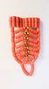 Dupsie's Nwakaego Coral-Red Igbo Edo African Bead Ring DPJABR31