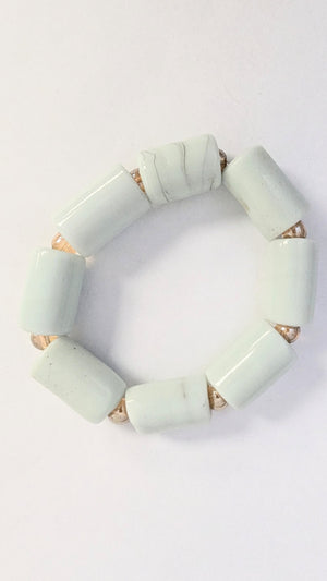 Ivory African bead bracelet ileke Dupsies