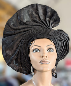 Dupsie's Adetokunbo African Autogele Ready Gele Head Wrap Hat DPAABIF3