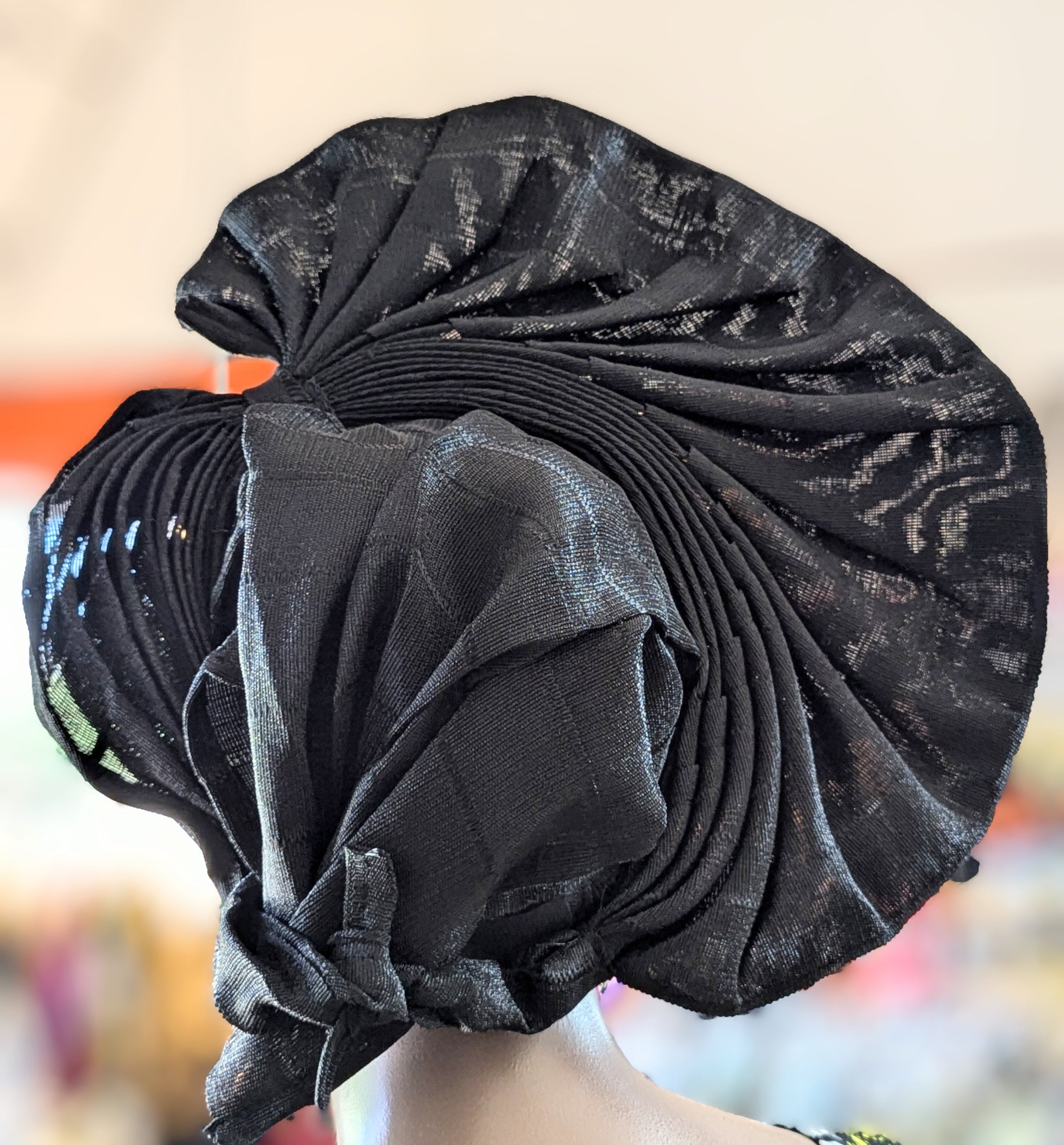 Black African Head wrap Autogele