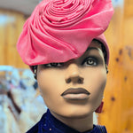 Dupsie's Emem Aso Oke Autogele Ready Gele African Pre-tied Crown Head Wrap hat DPAGBPR32