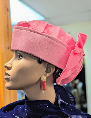 Aso Oke Cap head wrap hat women dupsies