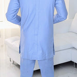 Blue African senator suit for men Dupsie's 